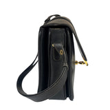Gucci Black Leather Flap Bag