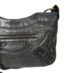 Balenciaga Black Moto Crossbody Bag