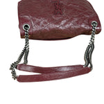 YSL Maroon Leather M Niki Shoulder Bag