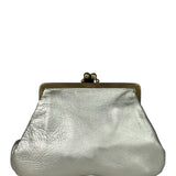Chloe Metallic Gold Leather Frame Clutch