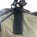 Burberry Geen Nylon/Leather Trim Buckleigh Tote Bag