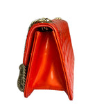 Chanel Red Metallic Evening Star Flap Bag 2008