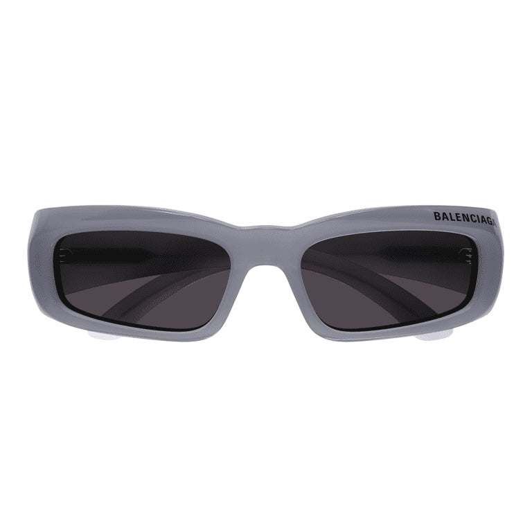 Balenciaga Grey BB0266S Rectangular Logo Sunglasses