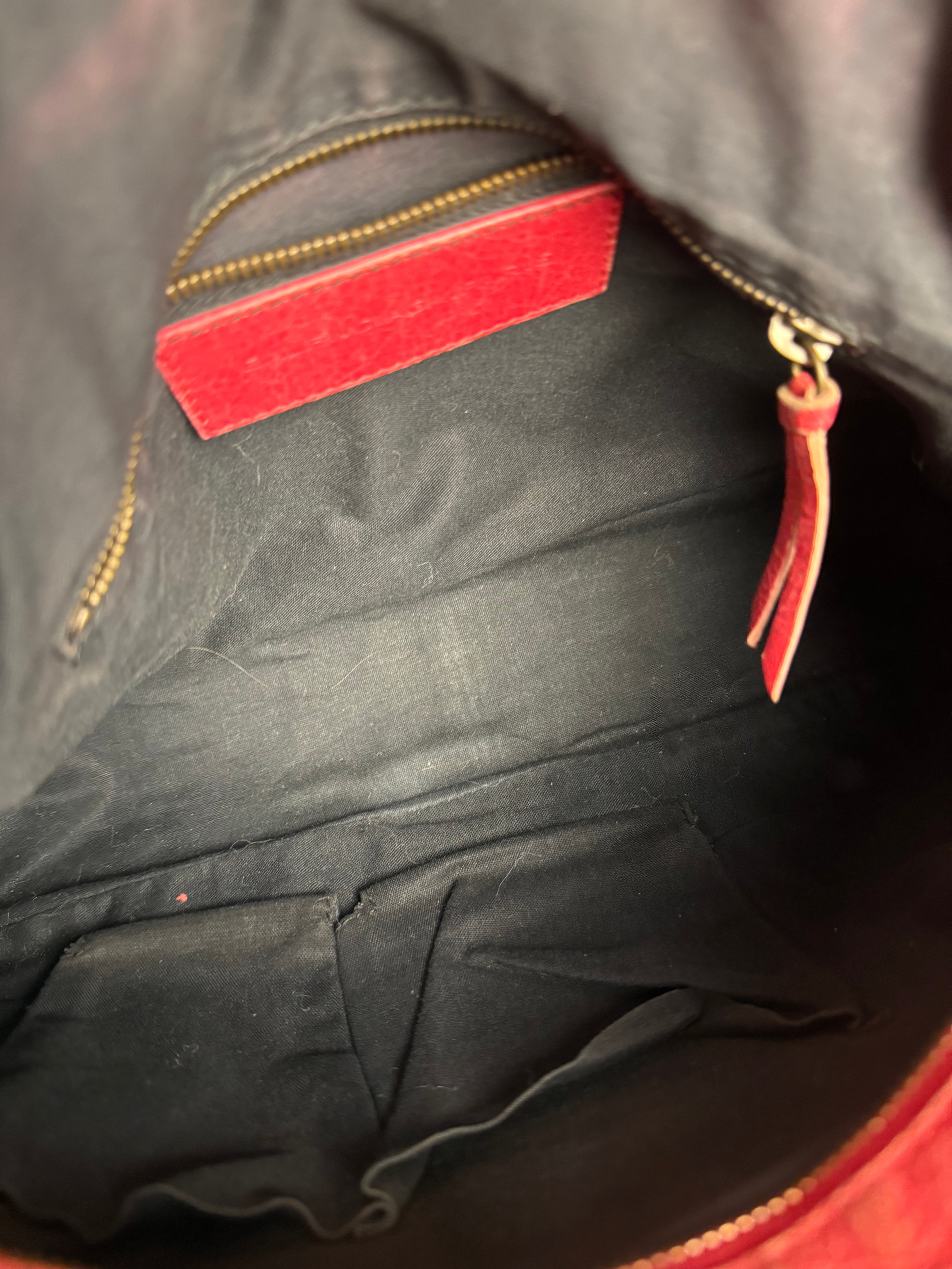 Balenciaga Red Le City Bag S