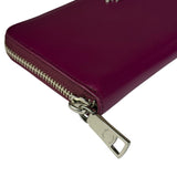 Coach Plum Long Zip Wallet