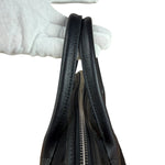Louis Vuitton Limited Edition Black Monogram Transparence Lockit Hand Bag