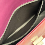 Chanel Burgundy Patent Leather Mademoiselle Bijoux Chain Flap Bag 2008