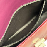 Chanel Burgundy Patent Leather Mademoiselle Bijoux Chain Flap Bag 2008