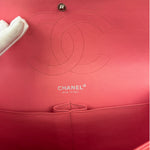 Chanel Pink Patent Leather Double Flap Bag 2012