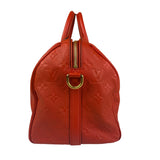 Louis Vuitton Orange Monogram Empreinte Speedy Bandouliere 30
