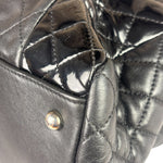 Chanel Black Quilted Leather Tote Bag 2014