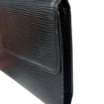 Louis Vuitton Black Epi Leather Long Wallet