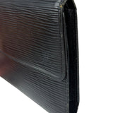 Louis Vuitton Black Epi Leather Long Wallet