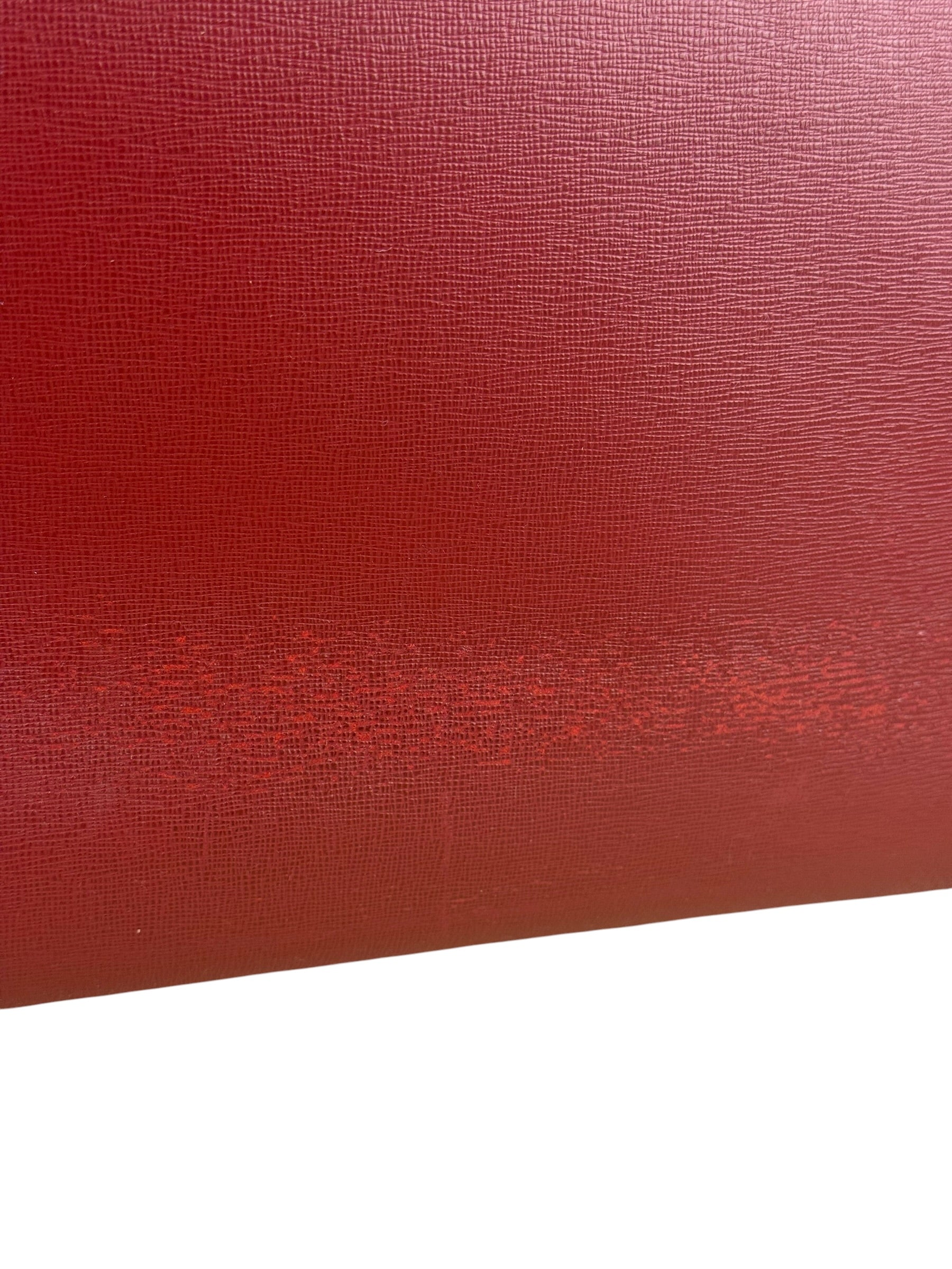 Fendi Red Leather 2Jours Handbag (Deterioration)