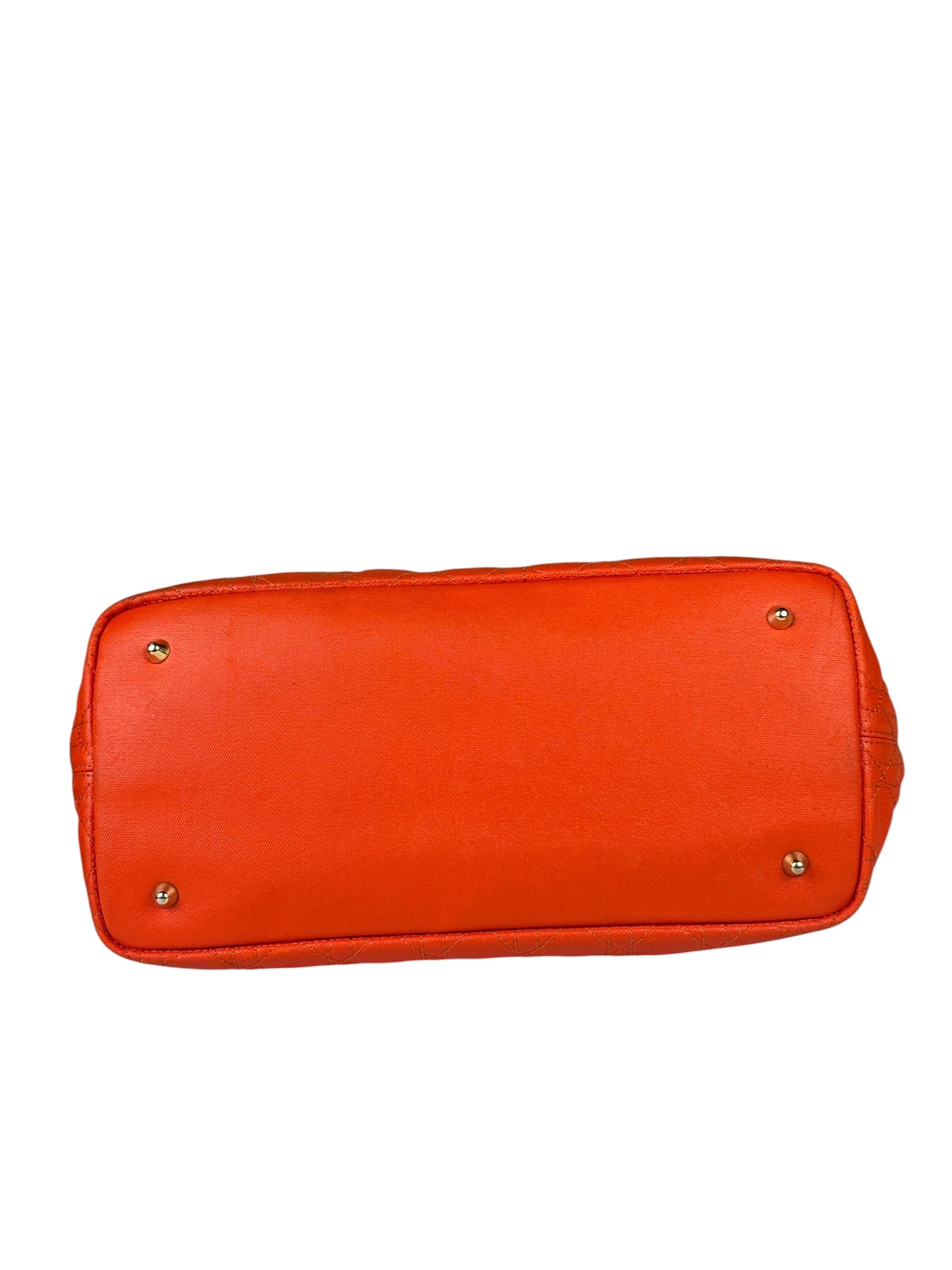 Christian Dior Panarea Cannage Quilted Leather Tote