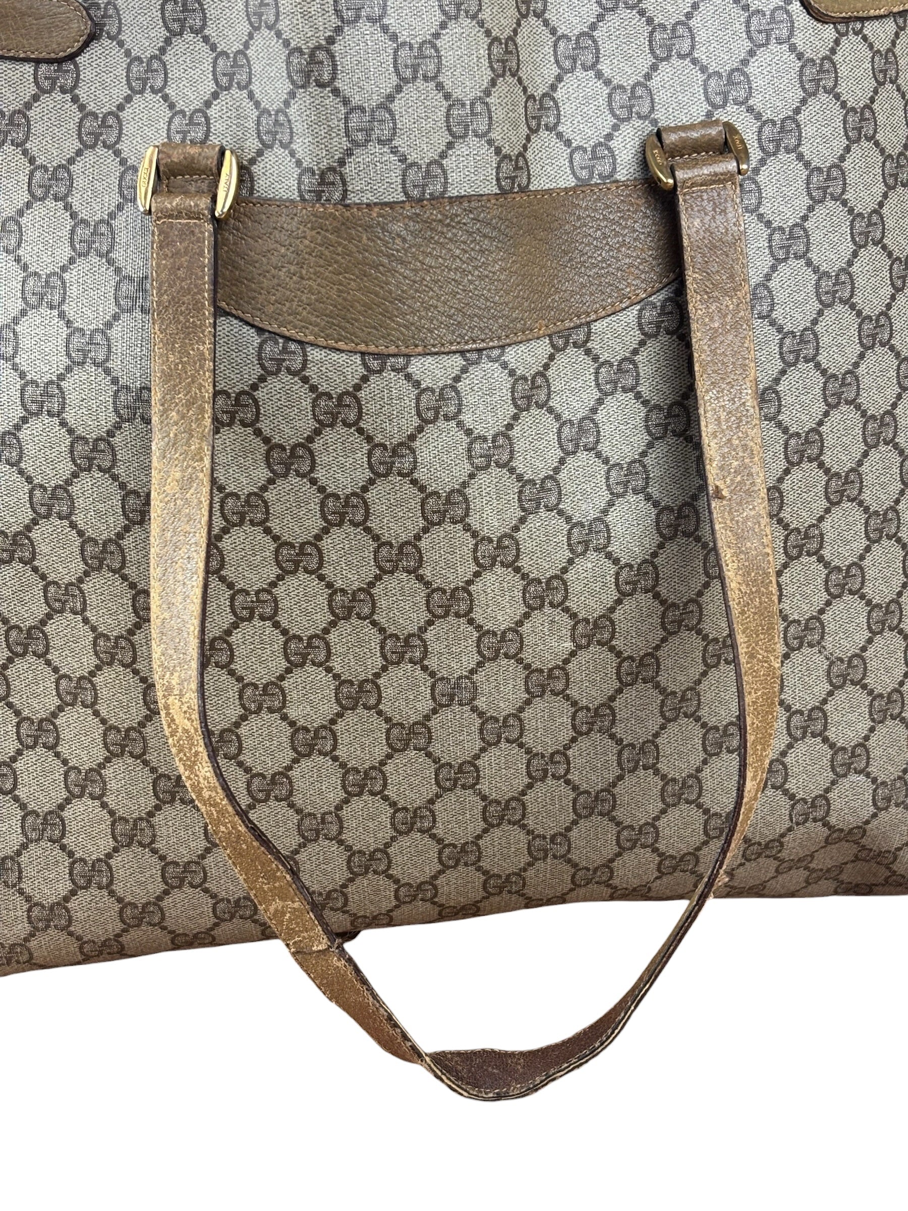 Gucci Vintage GG Plus Monogram Tote Bag