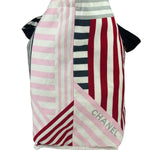 Chanel Colorblock La Pausa Reversible Beach Tote Cruise 2019