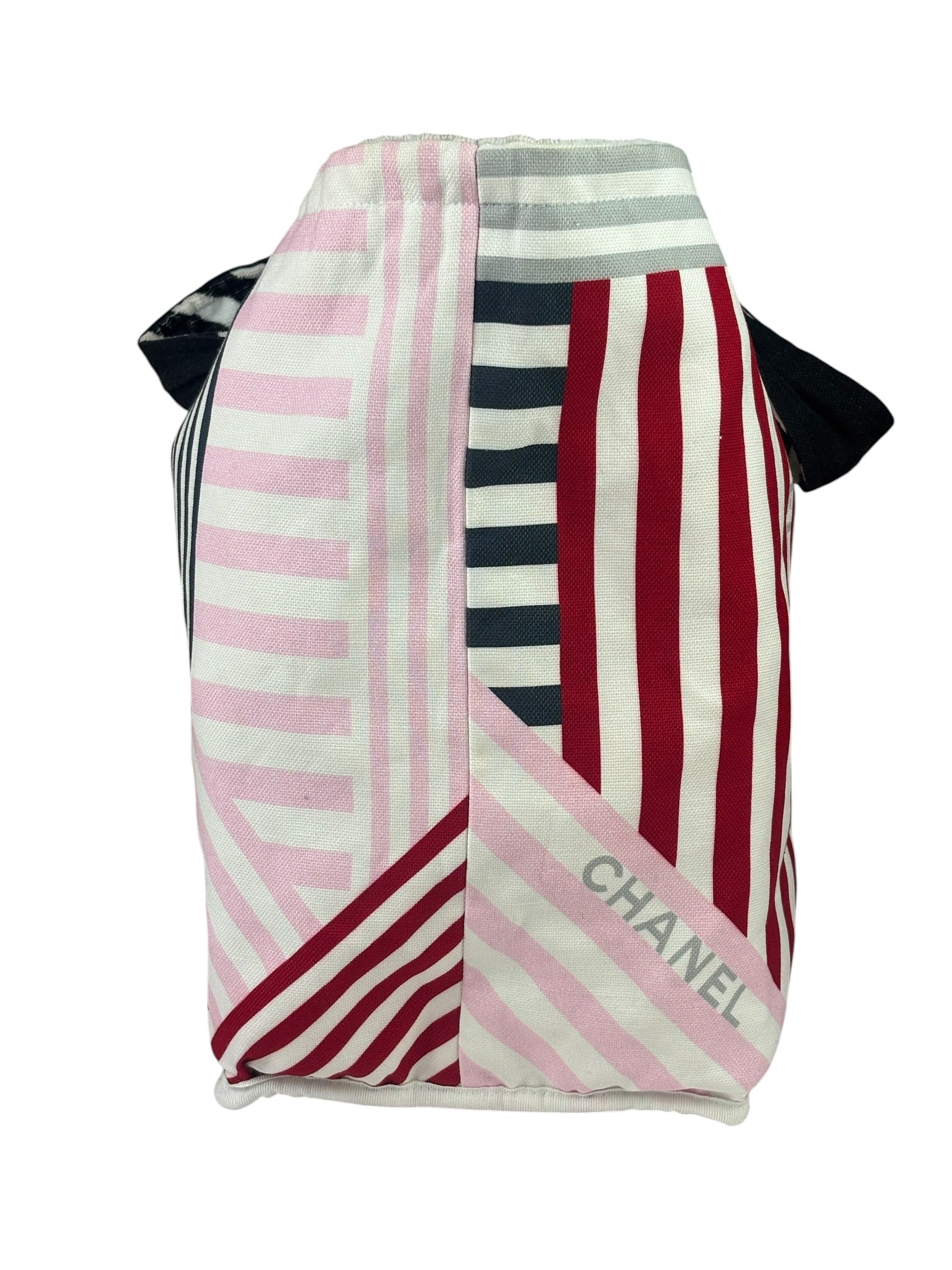 Chanel Colorblock La Pausa Reversible Beach Tote Cruise 2019