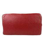 Bottega Veneta Red Intrecciato Montaigne Bag