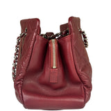 Chanel Burgundy Caviar Quilted Leather Tote 2010