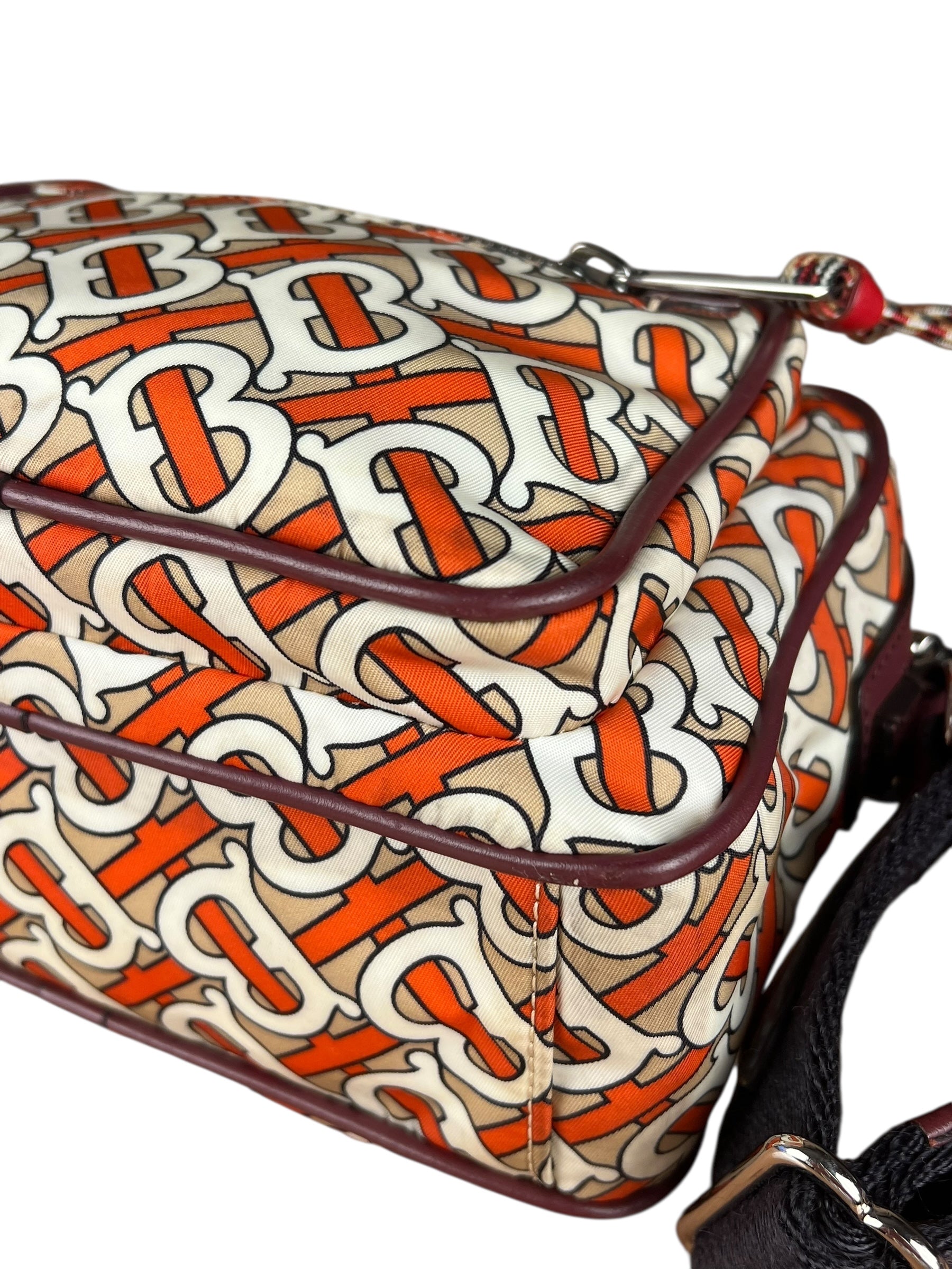 Burberry TB Monogram Nylon Crossbody Bag