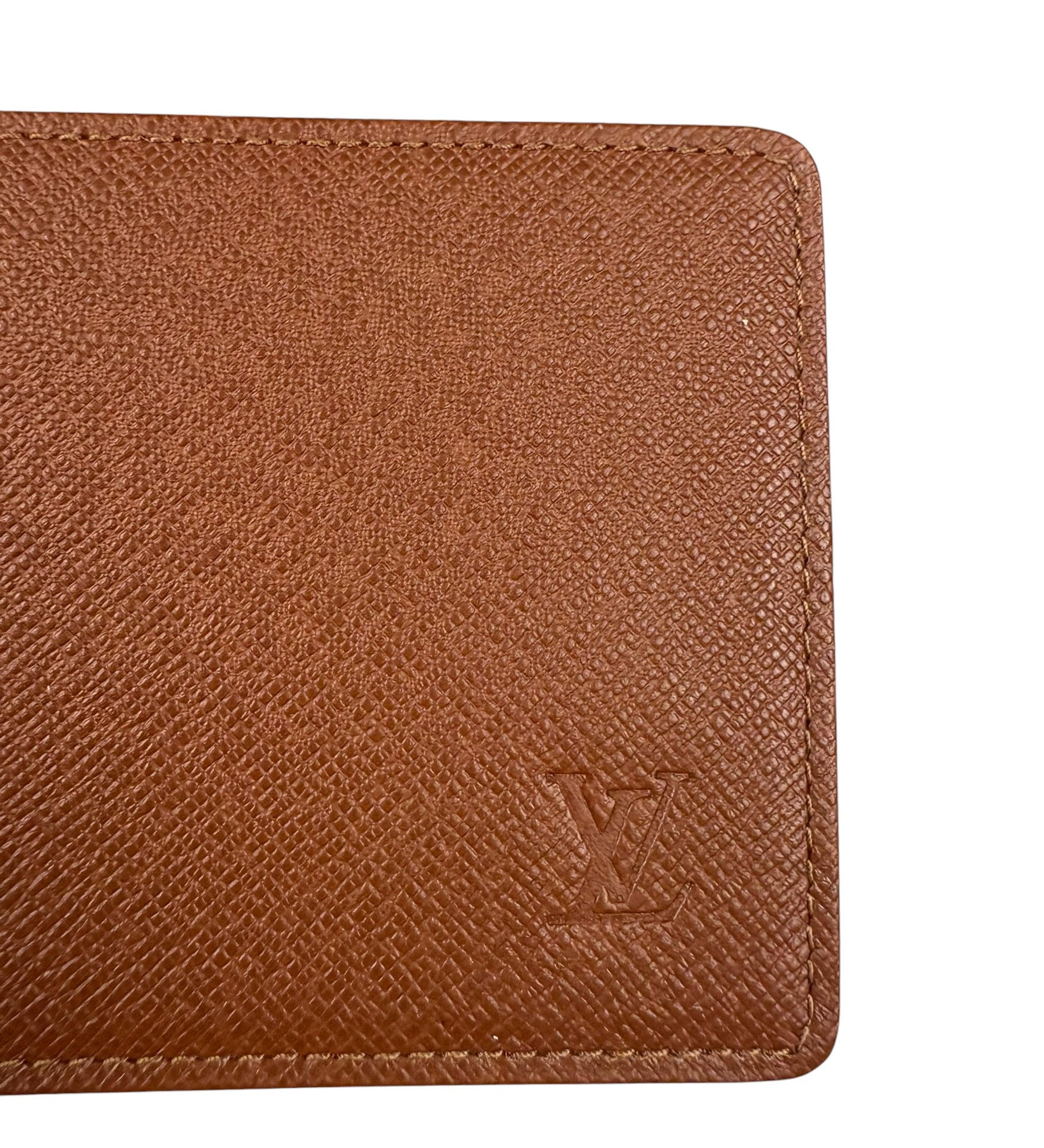 Louis Vuitton Brown Taiga Leather Card Holder