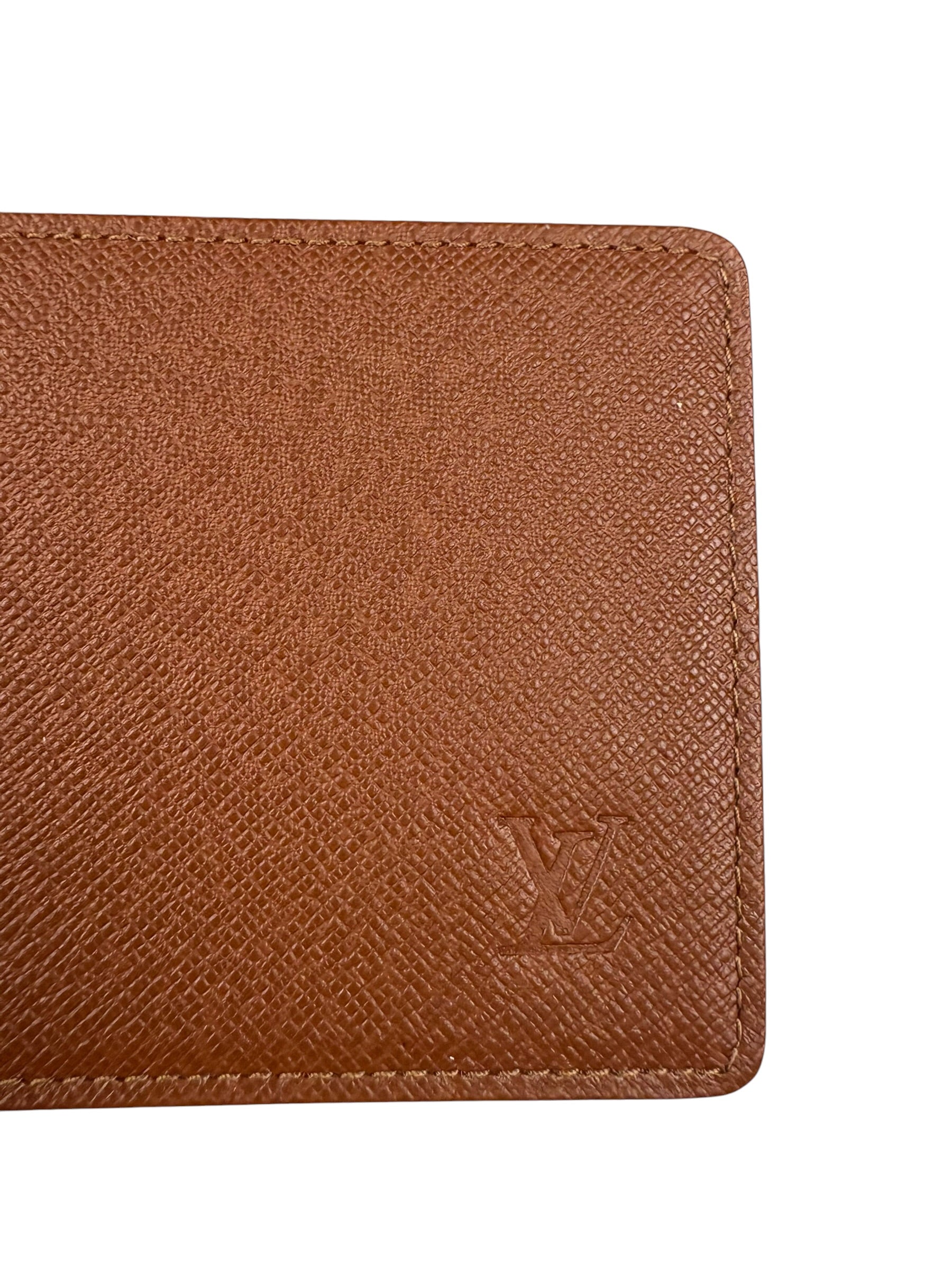 Louis Vuitton Brown Taiga Leather Card Holder