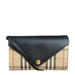Burberry Check Hannah Envelope Shoulder Bag