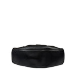 MCM Black Pebbled Leather Baugette