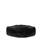 MCM Black Pebbled Leather Baugette