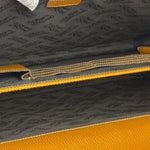 Salvatote Ferragamo Brown Leather Flap Briefcase