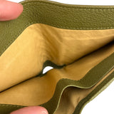 Bottega Veneta Intercciato Green Wallet
