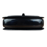 Gucci Vintage Black Leather Bamboo Top Handle Shoulder/Hand Bag