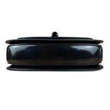 Gucci Vintage Black Leather Bamboo Top Handle Shoulder/Hand Bag