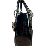 Dior Patent Cannage Mini Lady Dior Black