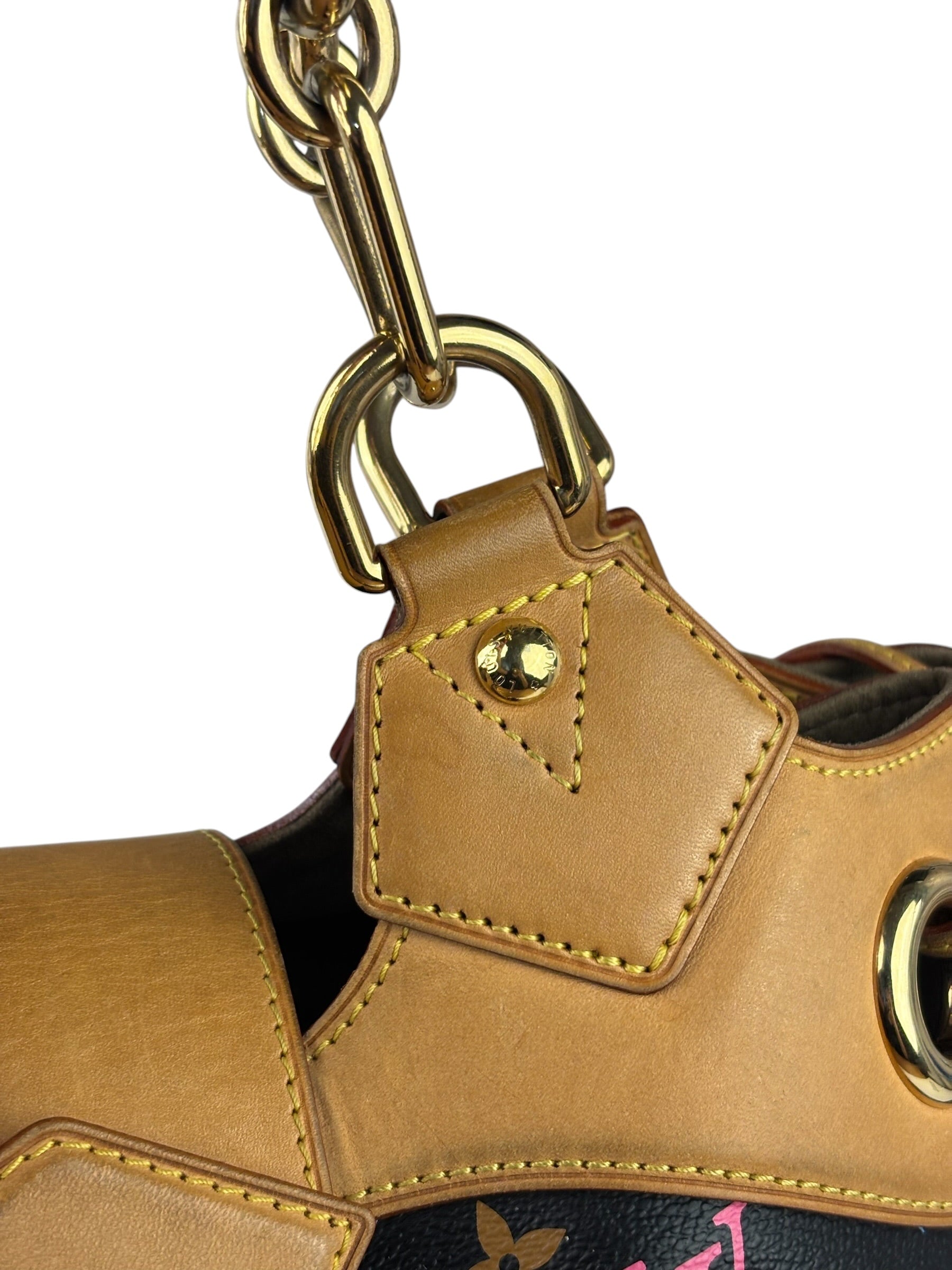 Louis Vuitton x Takashi Murakami Multicolor Ursula Monogram Handbag