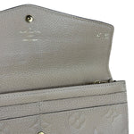 Louis Vuitton Empreinte Leather Beige Sarah Wallet