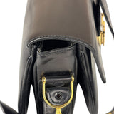 Celine Vintage Black Leather Shoulder Bag