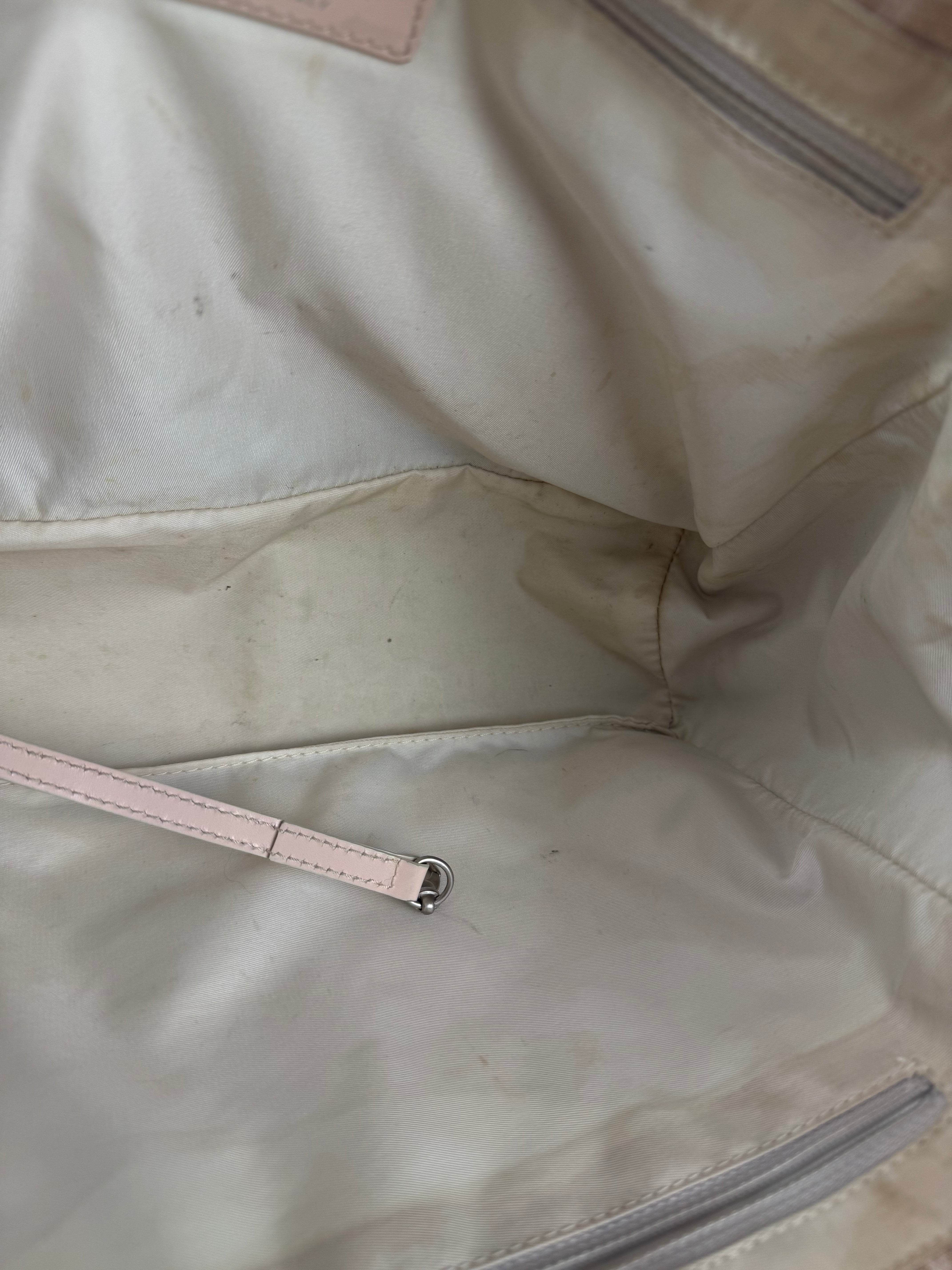 Chanel Pink Metallic Travel Line Tote
