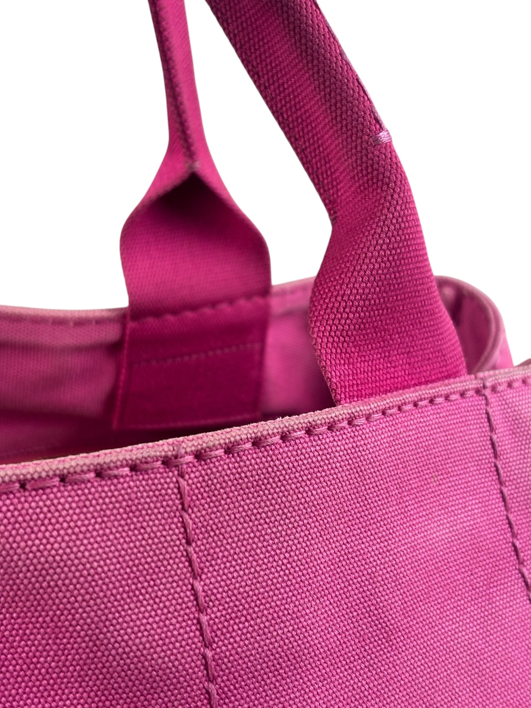 Prada Vintage Pink M Canapa Tote