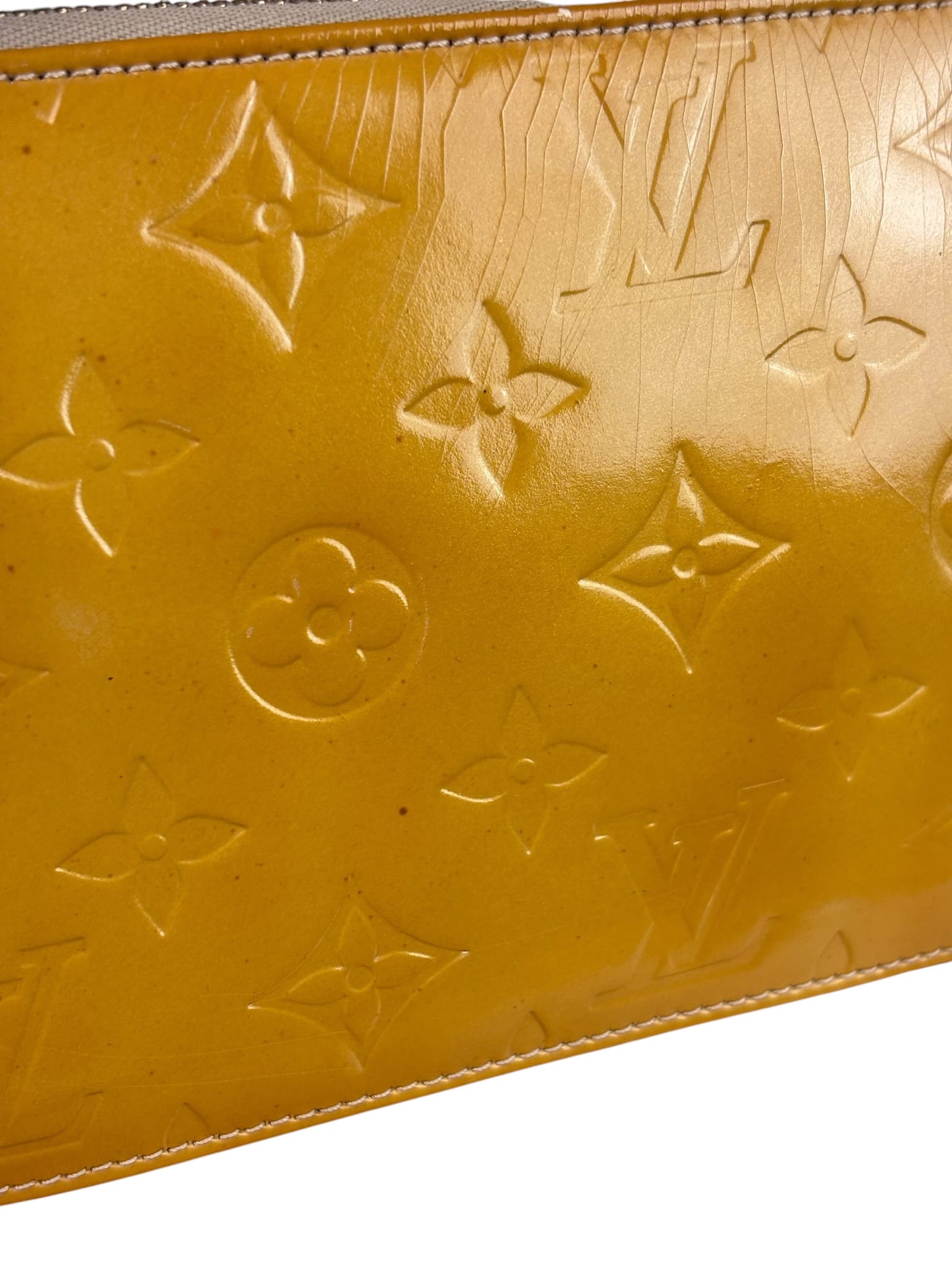 Louis Vuitton Yellow Vernis Lexington Pochette
