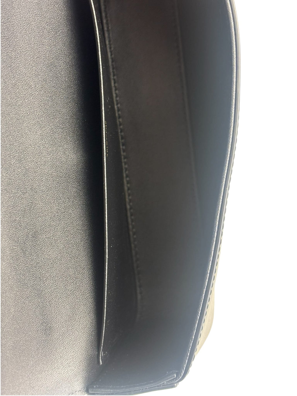 Celine Black Calfskin Claude Flap Chain Bag