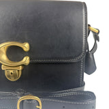 Coach Black Leather Studio Shoulder Bag