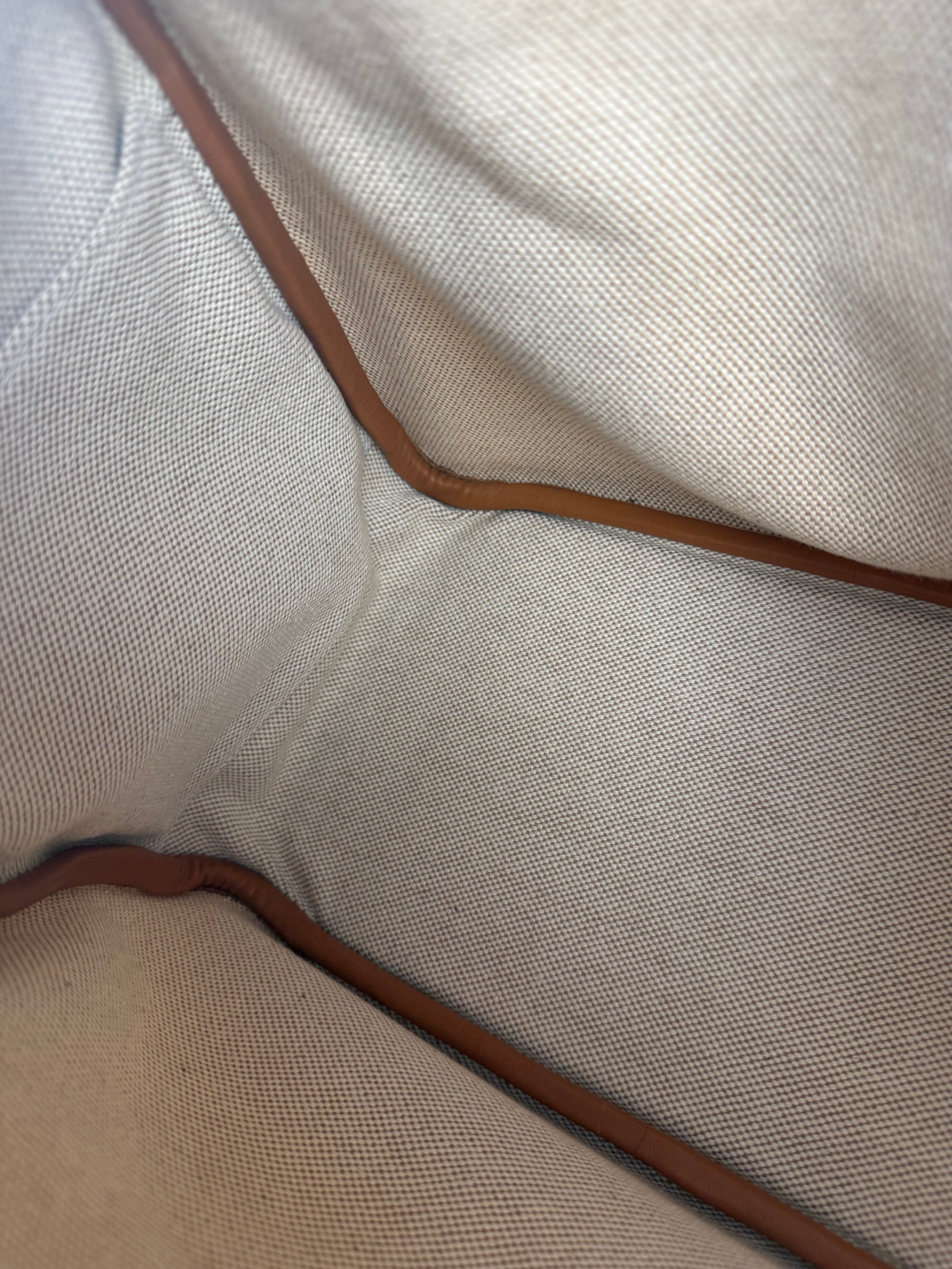 Hermes Toile Swift Canvas/Leather Lindy 30 Beige/Brown 2007