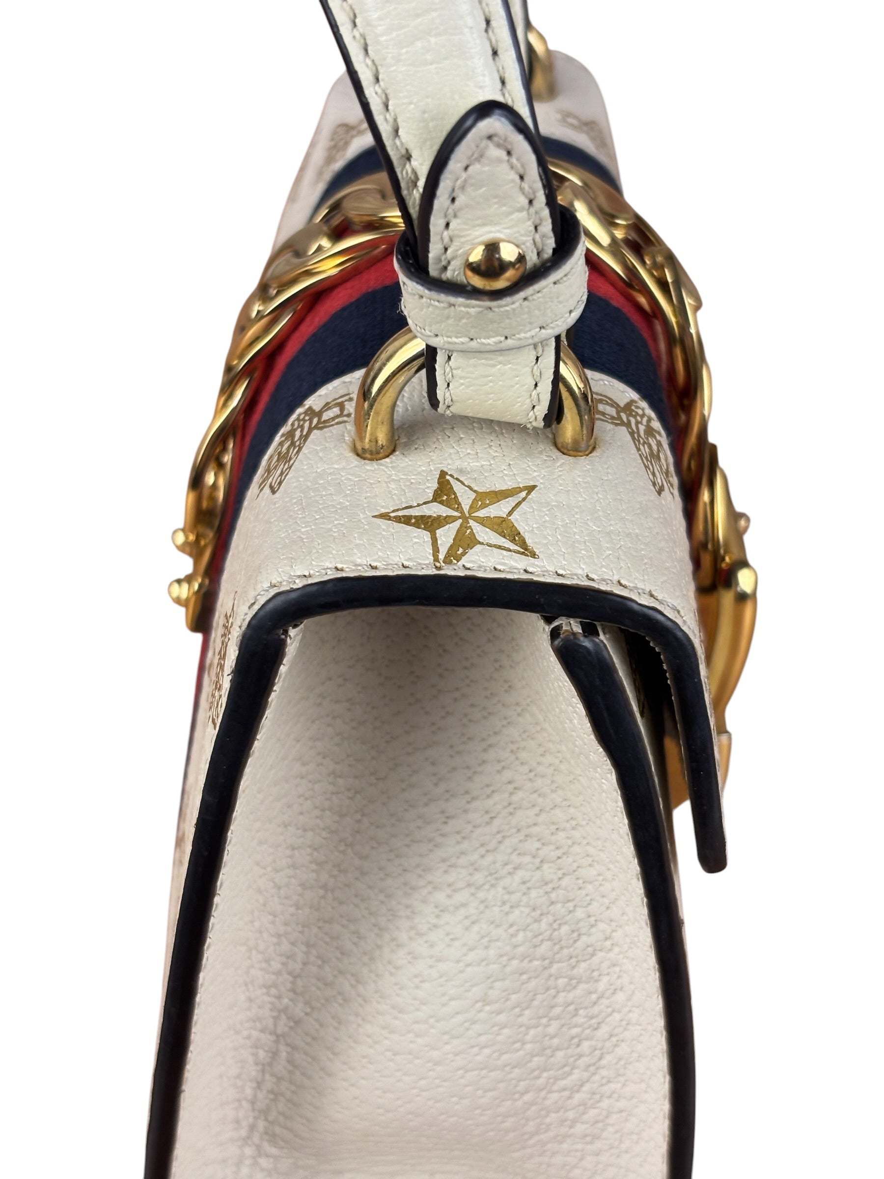 Gucci Sylvie Bee Star Mini Top Hand/Shoulder Bag