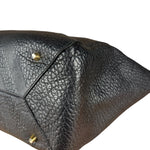 Burberry Black Pebbled Leather Shoulder Bag