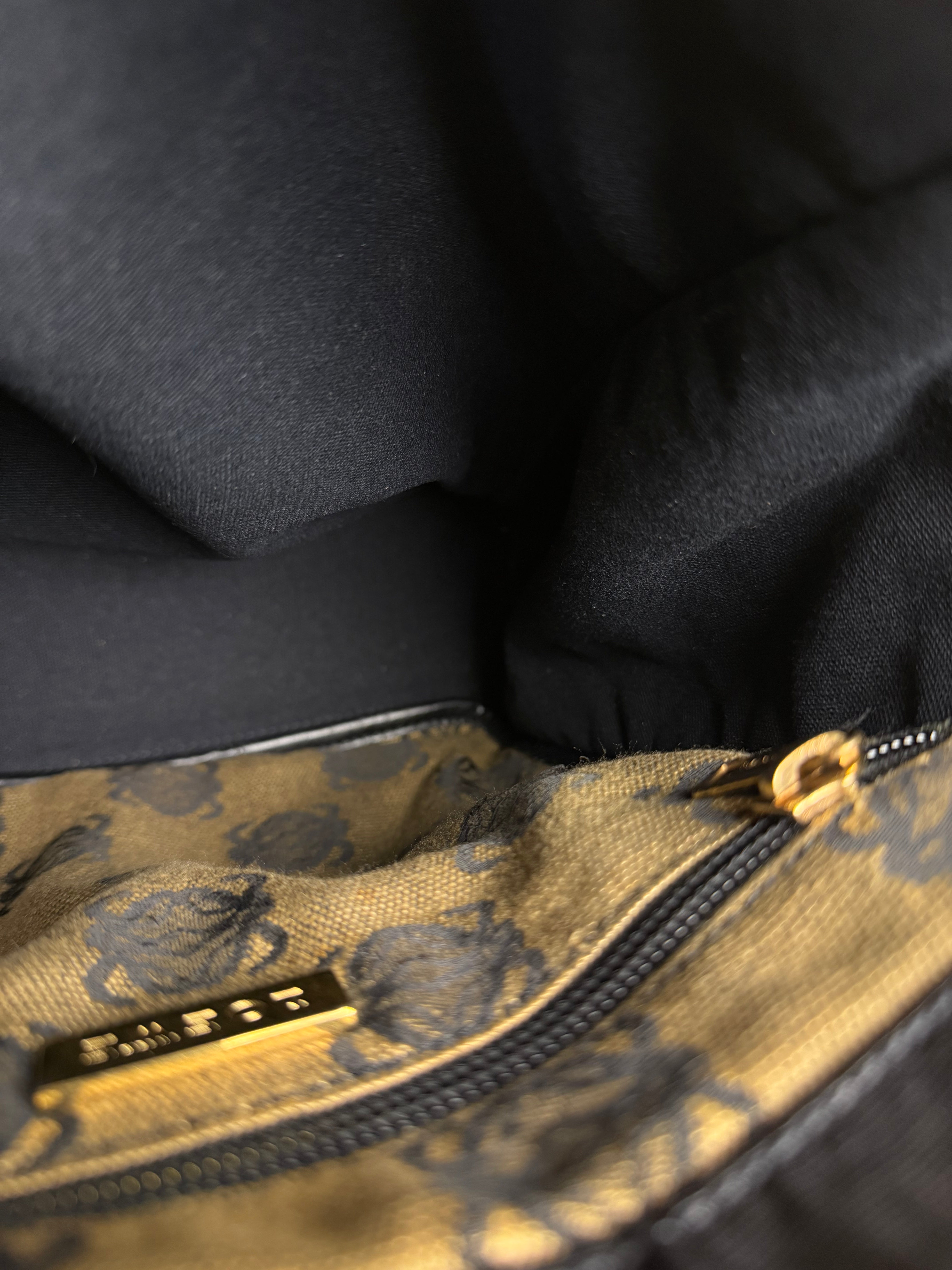 Loewe Vintage Canvas Anagram Zip Tote Bag