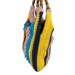 Gucci Horsebit Striped Crochet Tote Bag
