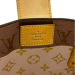 Louis Vuitton Vintage Brown Leather/PVC Monogram Ambre Tote