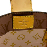 Louis Vuitton Vintage Brown Leather/PVC Monogram Ambre Tote